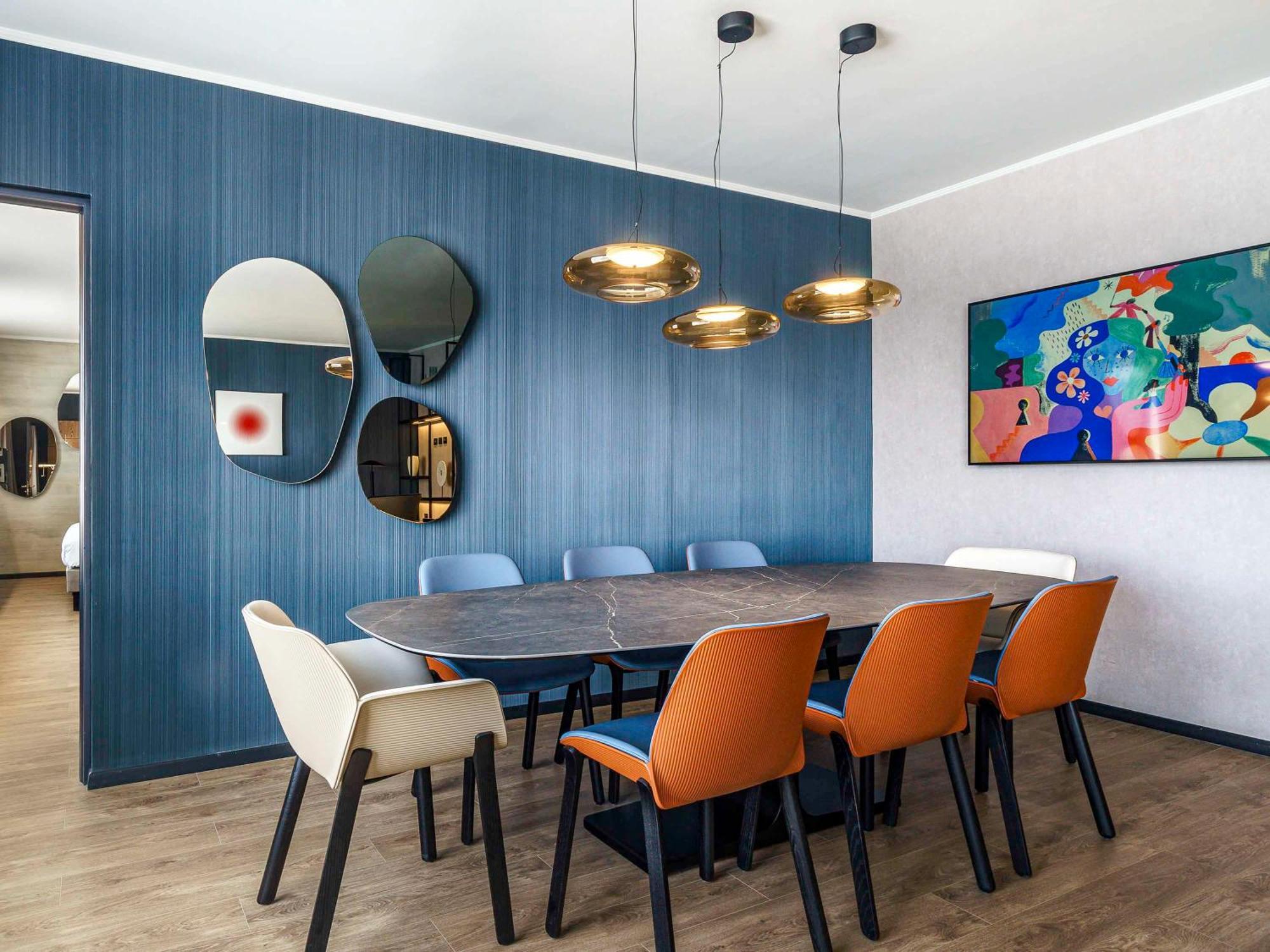 Готель Pullman Santiago El Bosque Екстер'єр фото Dining room